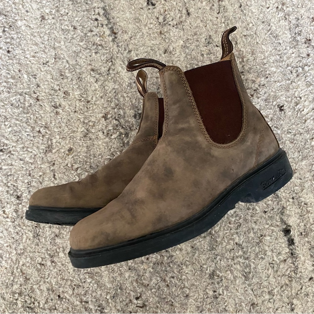#1306 BLUNDSTONE DRESS CHELSEA BOOTS - RUSTIC BROWN
